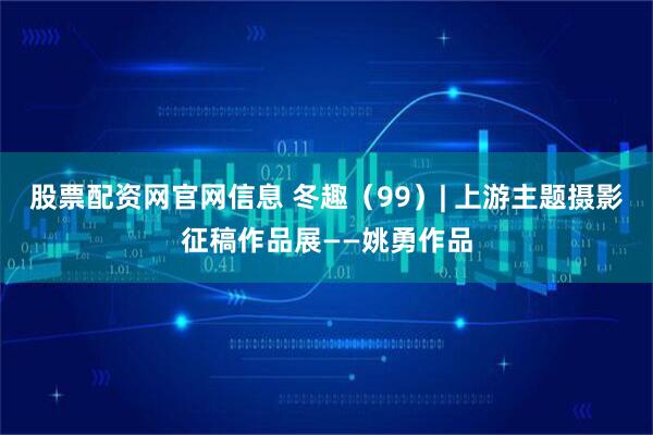 股票配资网官网信息 冬趣（99）| 上游主题摄影征稿作品展——姚勇作品
